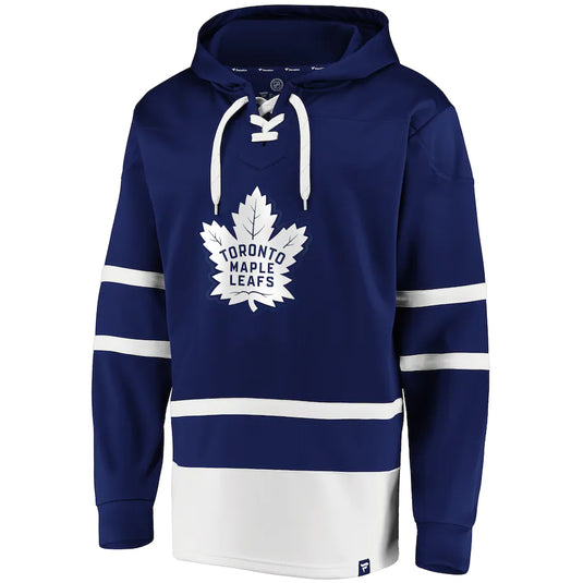 Toronto Maple Leafs NHL Dasher Iconic Power Play Lace-Up Hoodie