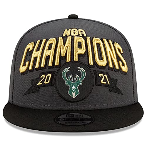 Chargez l&#39;image dans la visionneuse de la galerie, Casquette 9FIFTY du vestiaire des champions de la finale NBA des Milwaukee Bucks 2021
