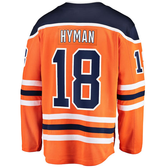 Zach Hyman Edmonton Oilers NHL Fanatics Breakaway Maillot Domicile