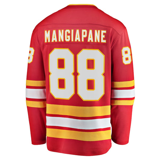 Andrew Mangiapane Maillot à domicile des fanatiques de la LNH des Flames de Calgary