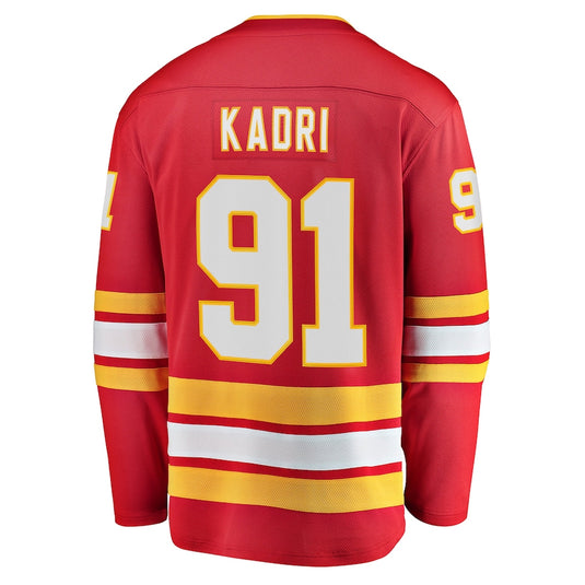 Nazem Kadri Calgary Flames NHL Fanatics Breakaway Home Jersey