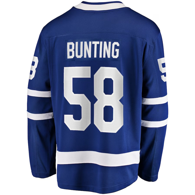 Chargez l&#39;image dans la visionneuse de la galerie, Michael Bunting Toronto Maple Leafs NHL Fanatics Breakaway Maillot Domicile
