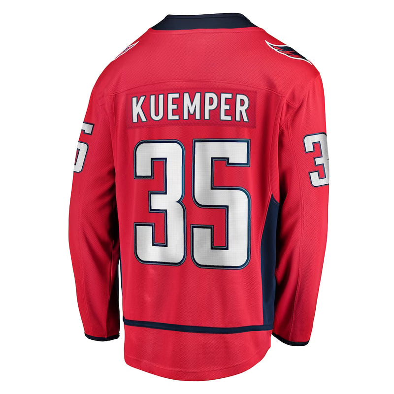 Chargez l&#39;image dans la visionneuse de la galerie, Darcy Kuemper Washington Capitals NHL Fanatics Breakaway Maillot Domicile
