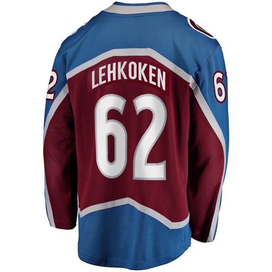 Artturi Lehkonen Colorado Avalanche LNH Fanatics Breakaway Maillot Domicile