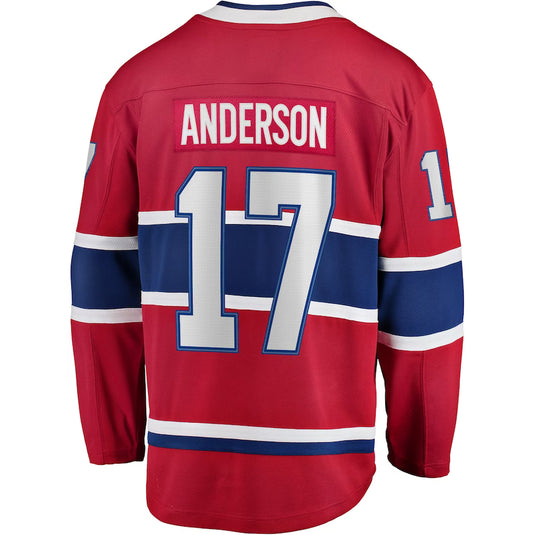 Josh Anderson Canadiens de Montréal NHL Fanatics Breakaway Maillot Domicile