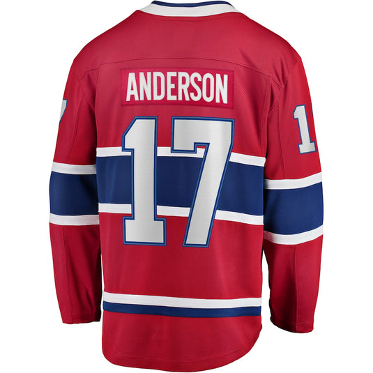 Josh Anderson Montreal Canadiens NHL Fanatics Breakaway Home Jersey