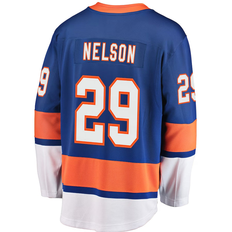 Chargez l&#39;image dans la visionneuse de la galerie, Maillot à domicile des fanatiques de la LNH des Islanders de New York Brock Nelson
