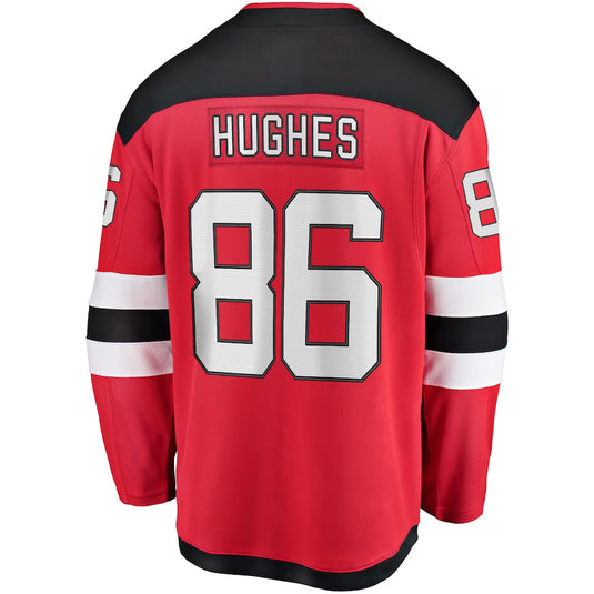 Jack Hughes New Jersey Devils NHL Fanatics Breakaway Home Jersey