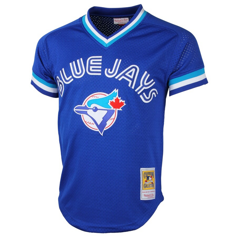 Chargez l&#39;image dans la visionneuse de la galerie, Roberto Alomar MLB Toronto Blue Jays Maillot d&#39;entraînement au bâton en maille
