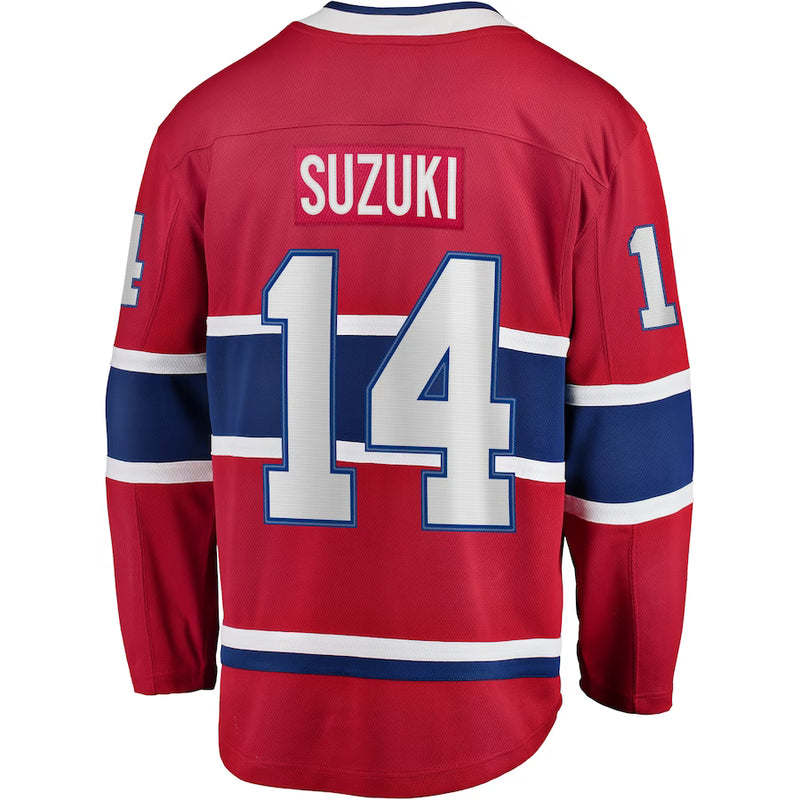 Chargez l&#39;image dans la visionneuse de la galerie, Nick Suzuki Canadiens de Montréal NHL Fanatics Breakaway Maillot Domicile
