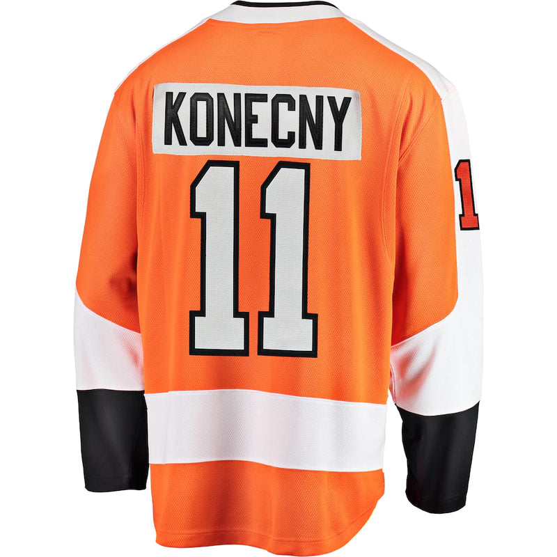 Load image into Gallery viewer, Travis Konecny Philadelphia Flyers NHL Fanatics Breakaway Home Jersey
