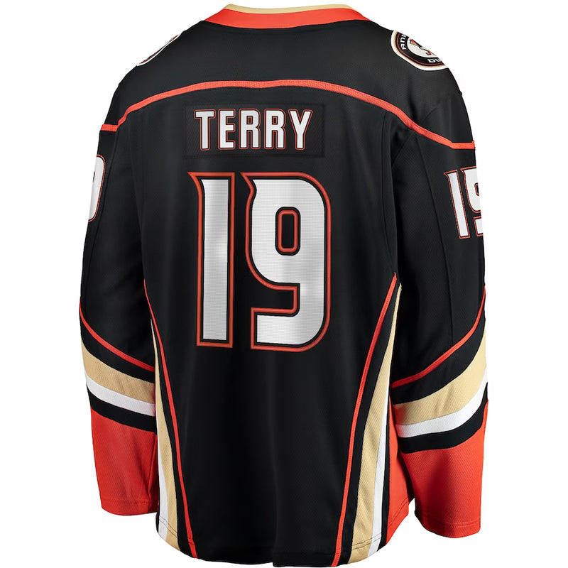Chargez l&#39;image dans la visionneuse de la galerie, Troy Terry Anaheim Ducks NHL Fanatics Breakaway Maillot Domicile
