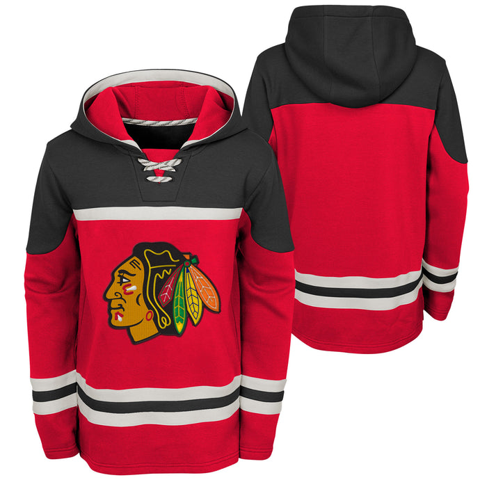 Sweat à capuche de hockey NHL Asset des Blackhawks de Chicago pour jeunes