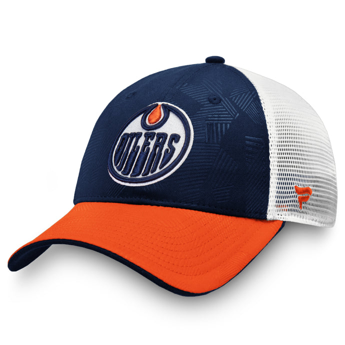 Edmonton Oilers NHL Revise Iconic Trucker Adjustable Cap