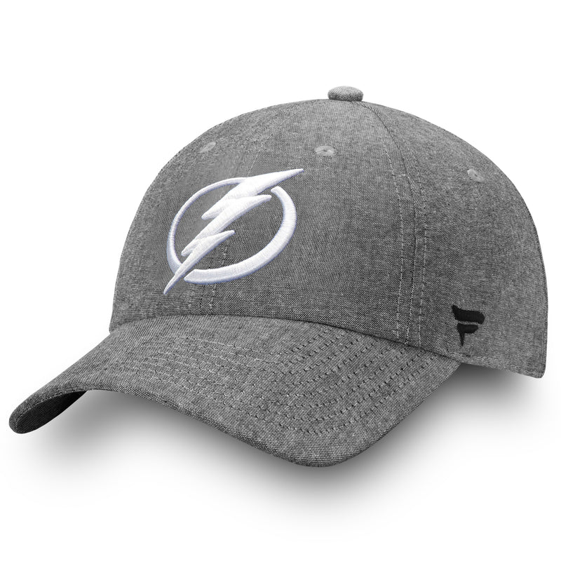 Chargez l&#39;image dans la visionneuse de la galerie, Casquette réglable fondamentale en chambray de la LNH du Lightning de Tampa Bay
