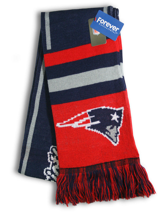 New England Patriots Team Stripe Scarf