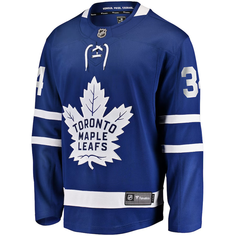 Chargez l&#39;image dans la visionneuse de la galerie, Auston Matthews Toronto Maple Leafs NHL Fanatics Breakaway Maillot Domicile
