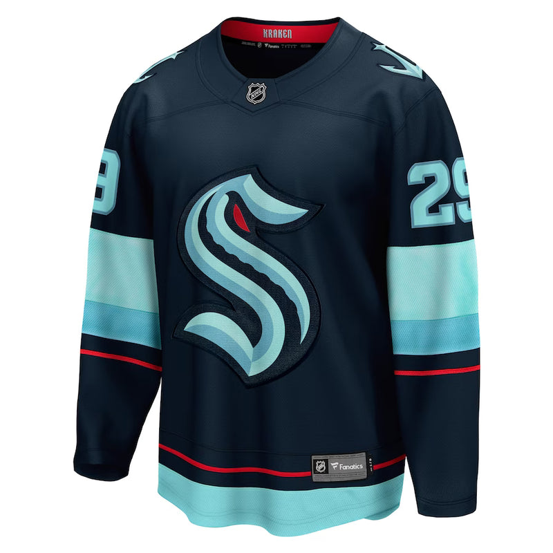 Chargez l&#39;image dans la visionneuse de la galerie, Vince Dunn Seattle Kraken NHL Fanatics Breakaway Maillot Domicile
