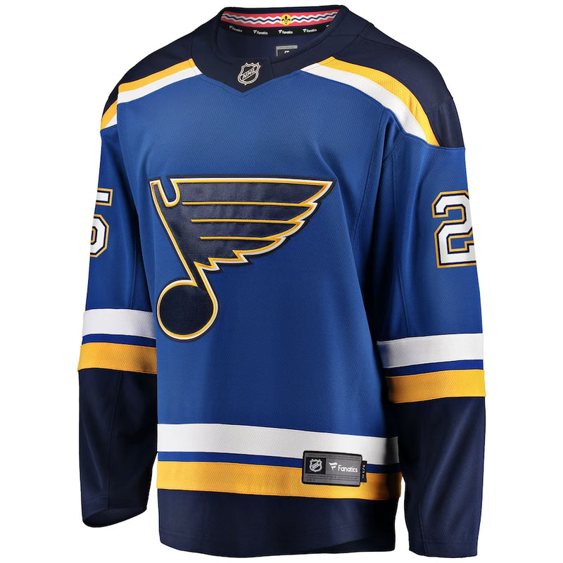 Chargez l&#39;image dans la visionneuse de la galerie, Jordan Kyrou St. Louis Blues NHL Fanatics Breakaway Maillot Domicile
