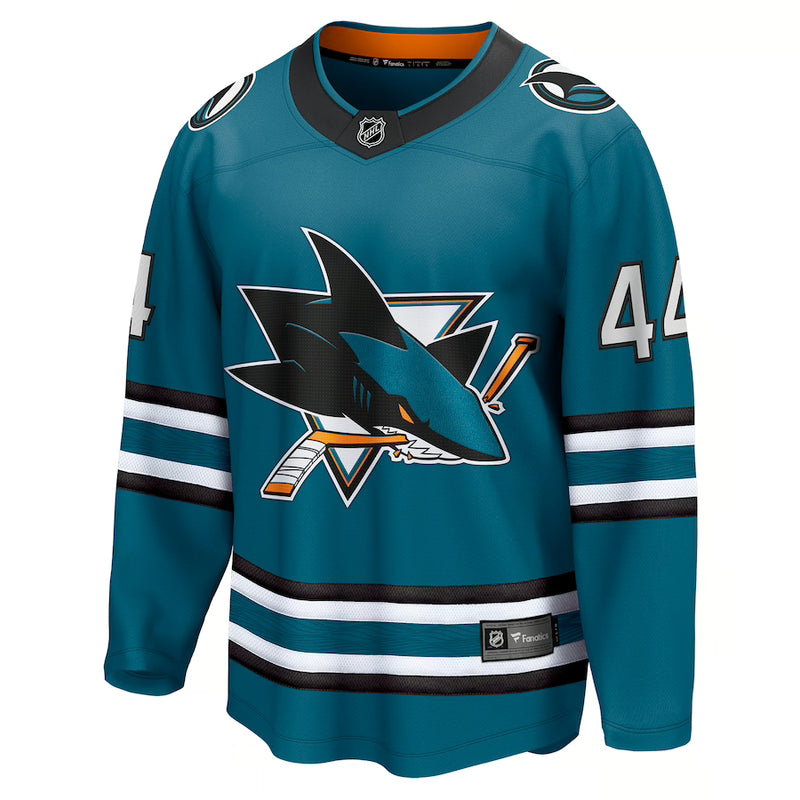 Load image into Gallery viewer, Marc-Edouard Vlasic San Jose Sharks NHL Fanatics Breakaway Home Jersey
