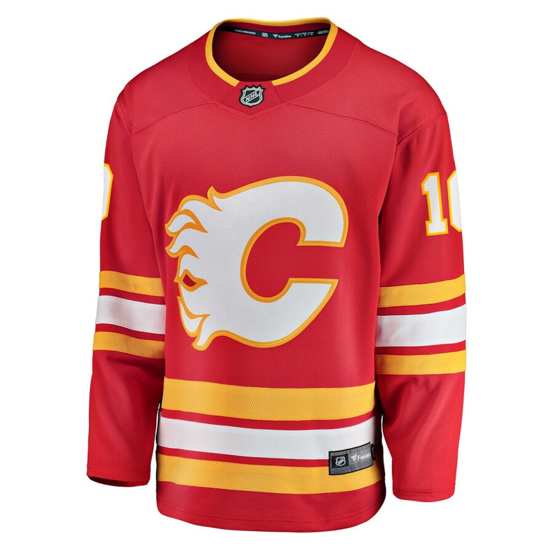 Chargez l&#39;image dans la visionneuse de la galerie, Jonathan Huberdeau Maillot à domicile des fanatiques de la LNH des Flames de Calgary
