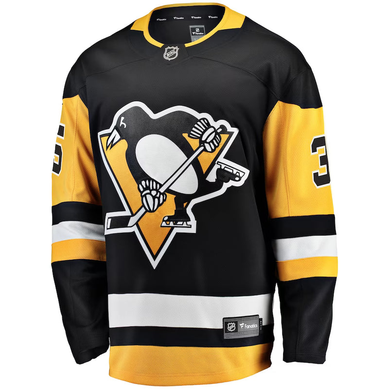 Chargez l&#39;image dans la visionneuse de la galerie, Tristan Jarry Pittsburgh Penguins NHL Fanatics Breakaway Maillot Domicile
