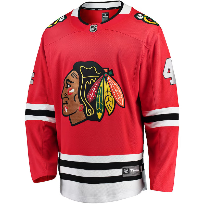 Chargez l&#39;image dans la visionneuse de la galerie, Seth Jones Chicago Blackhawks NHL Fanatics Breakaway Maillot Domicile
