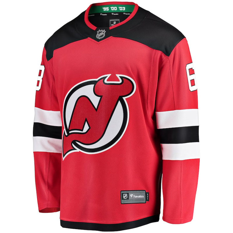 Chargez l&#39;image dans la visionneuse de la galerie, Jesper Bratt New Jersey Devils NHL Fanatics Breakaway Maillot Domicile
