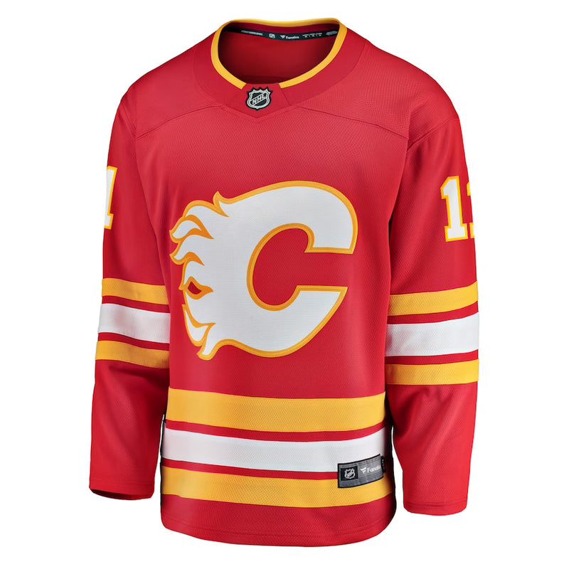 Load image into Gallery viewer, Mikael Backlund Calgary Flames NHL Fanatics Breakaway Home Jersey
