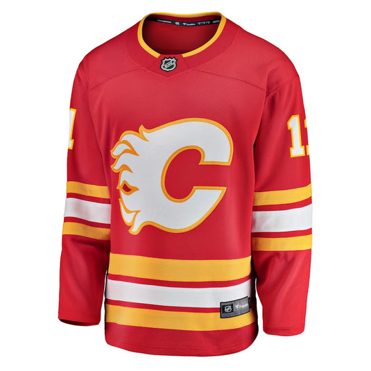 Mikael Backlund Calgary Flames NHL Fanatics Breakaway Home Jersey