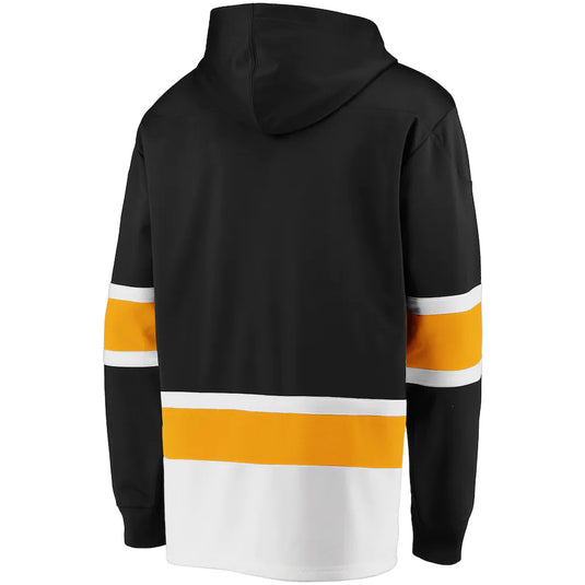 Boston Bruins NHL Dasher Iconic Power Play Lace-Up Hoodie