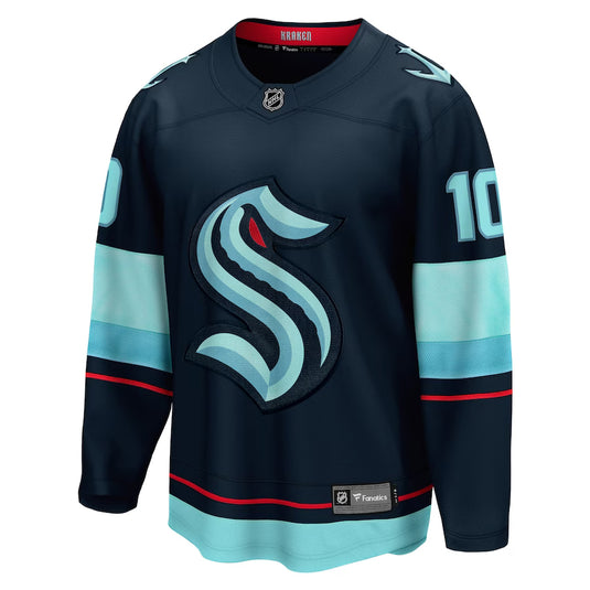 Maillot Domicile Breakaway des Fanatics de la LNH Seattle Kraken de Matty Beniers