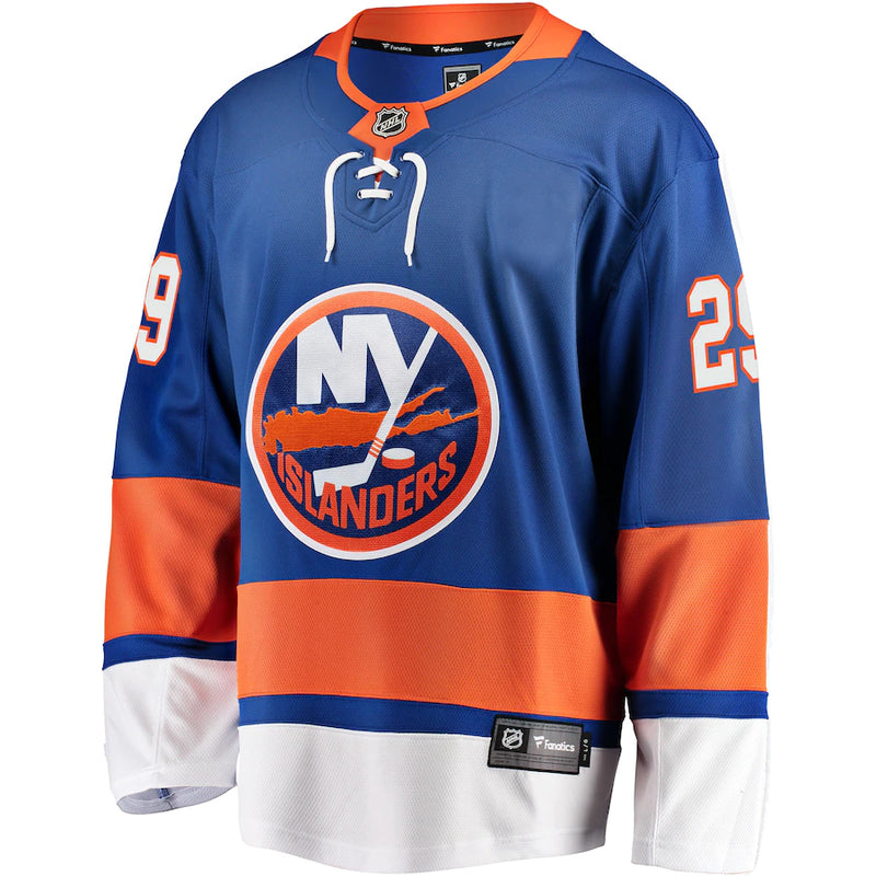 Chargez l&#39;image dans la visionneuse de la galerie, Maillot à domicile des fanatiques de la LNH des Islanders de New York Brock Nelson
