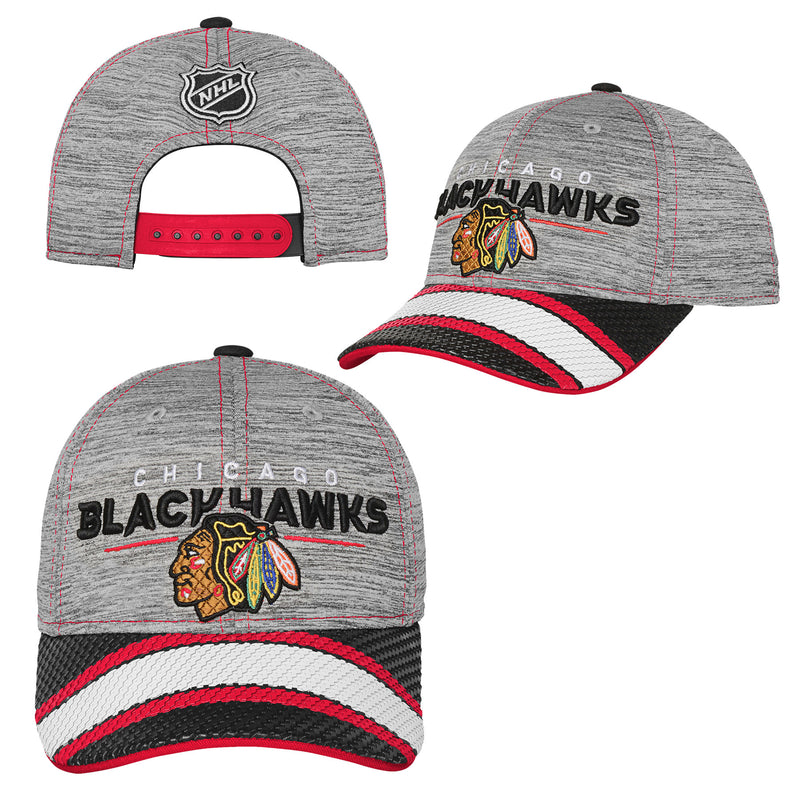 Chargez l&#39;image dans la visionneuse de la galerie, Casquette de joueur de deuxième saison des Blackhawks de Chicago pour jeunes
