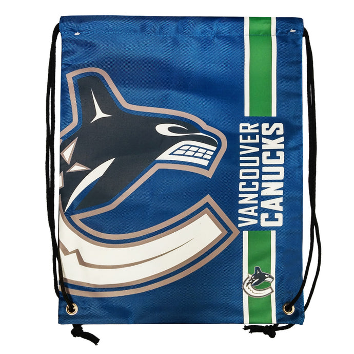 Vancouver Canucks NHL Big Logo Drawstring Bag