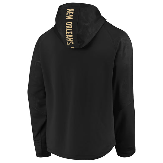 New Orleans Saints NFL Fanatics Defender Primary Logo Hoodie