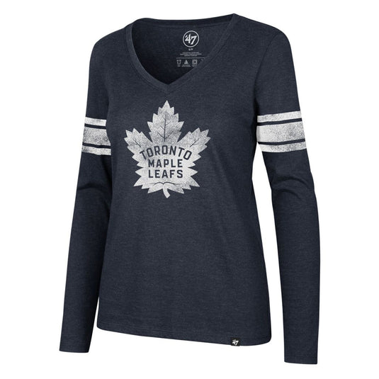 Maillot à manches longues NHL Distressed Imprint Club des Maple Leafs de Toronto pour femmes