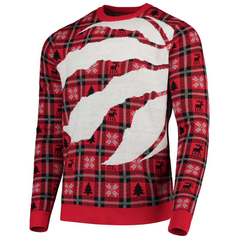 Toronto Raptors NBA Big Logo Checker Ugly Christmas Sweater – Sport Army