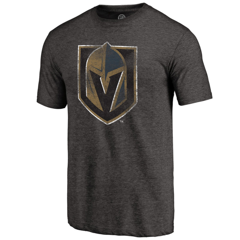 Load image into Gallery viewer, Vegas Golden Knights NHL Distressed Vintage Primary Tri-Blend Tee
