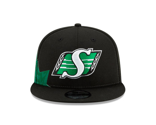 Casquette 9FIFTY sur le terrain de la LCF des Roughriders de la Saskatchewan