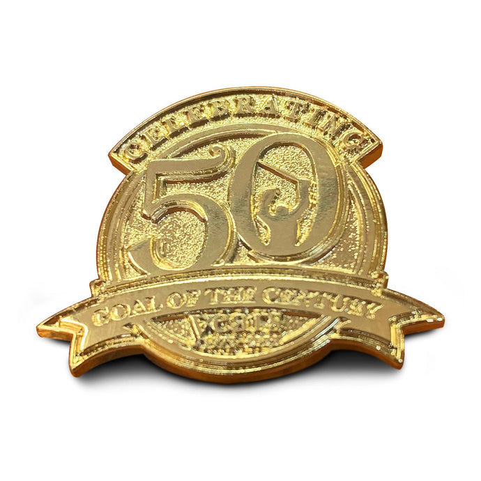 50th Anniversary Goal of the Century Collectors Pin