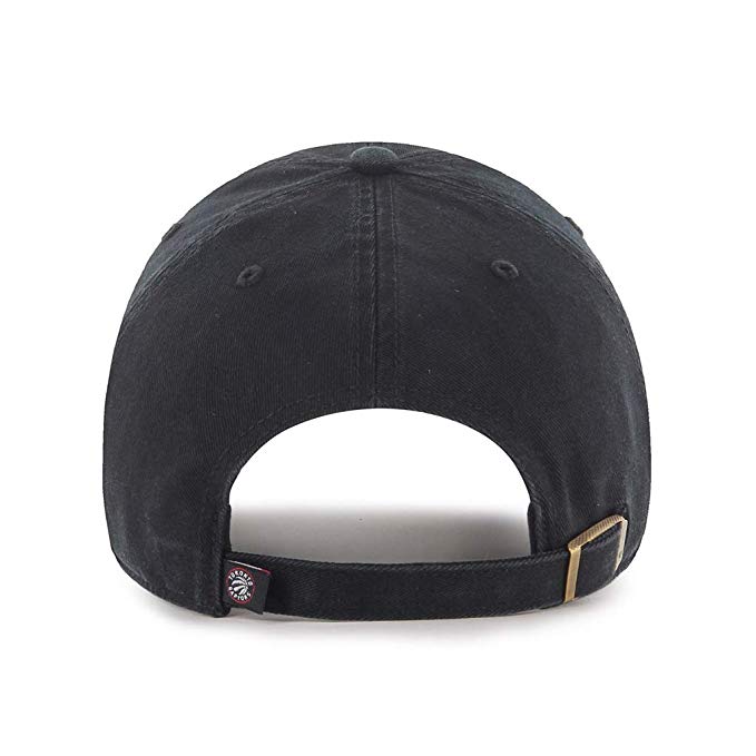 Chargez l&#39;image dans la visionneuse de la galerie, Casquette NBA Toronto Raptors Clean Up noire sur noire
