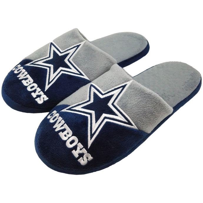 Pantoufles à gros logo NFL des Cowboys de Dallas