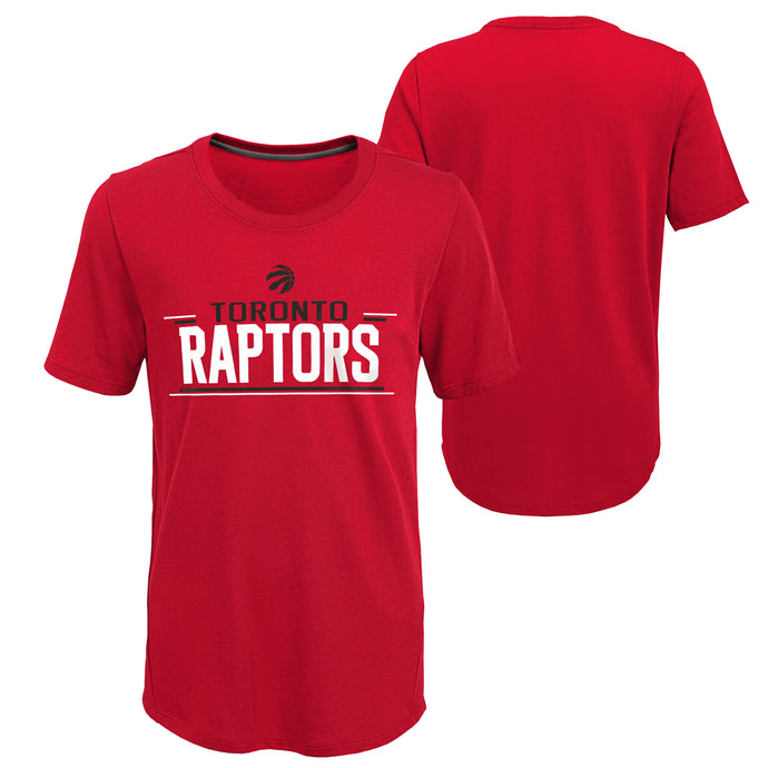 T-shirt Ultra rouge à manches courtes certifié NBA des Raptors de Toronto pour jeunes