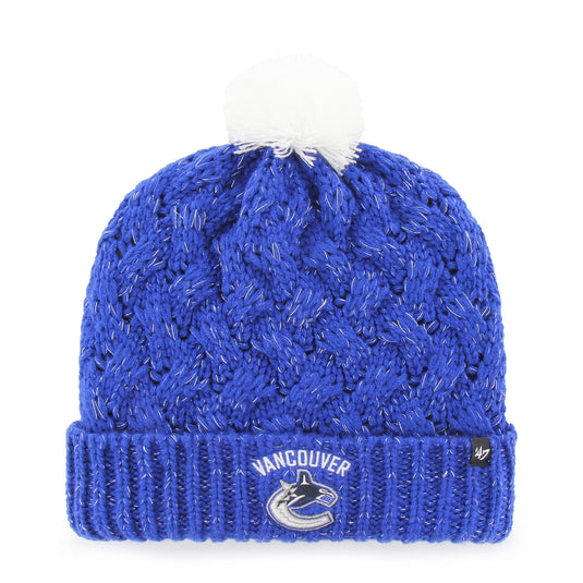 Tuque en tricot à revers Fiona des Canucks de Vancouver de la LNH pour femmes