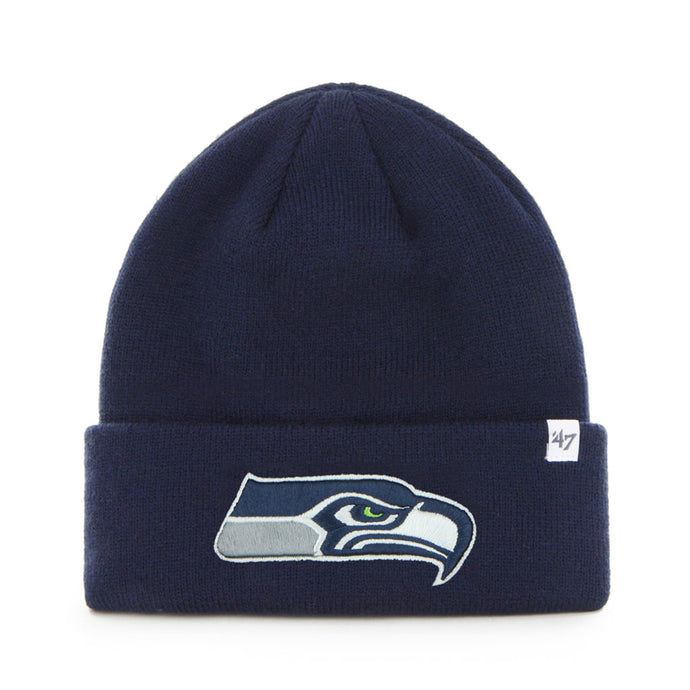 Bonnet en tricot à revers surélevé NFL des Seahawks de Seattle