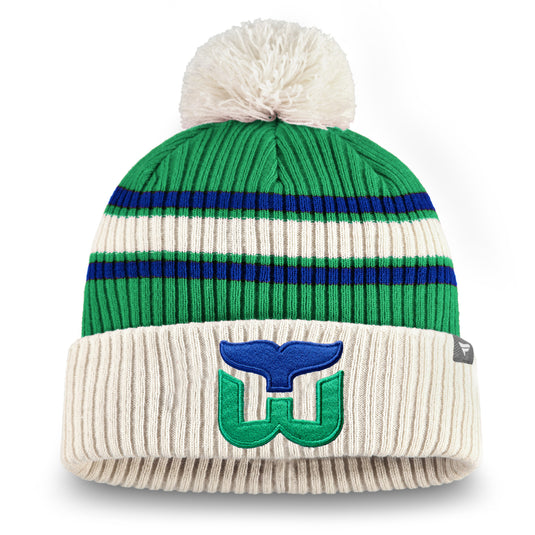 Tuque en tricot à revers True Classic de la LNH des Whalers de Hartford