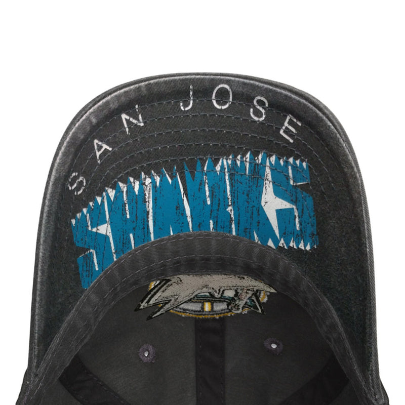 Chargez l&#39;image dans la visionneuse de la galerie, Nouvelle casquette raglan des Sharks de San Jose de la LNH
