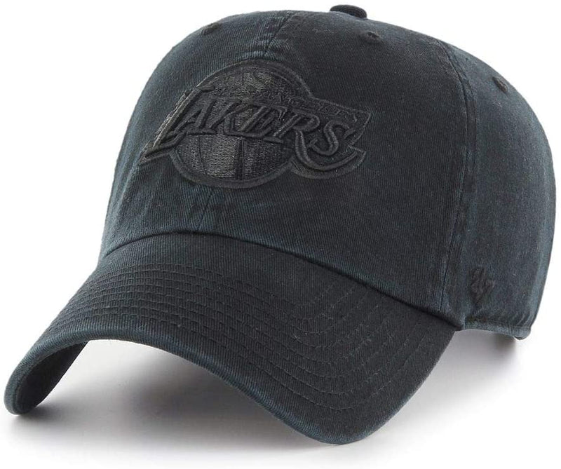 Load image into Gallery viewer, Los Angeles Lakers NBA Clean Up Black Cap
