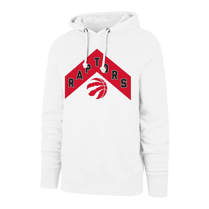 Toronto Raptors Classic Imprint Chevron White Hoodie